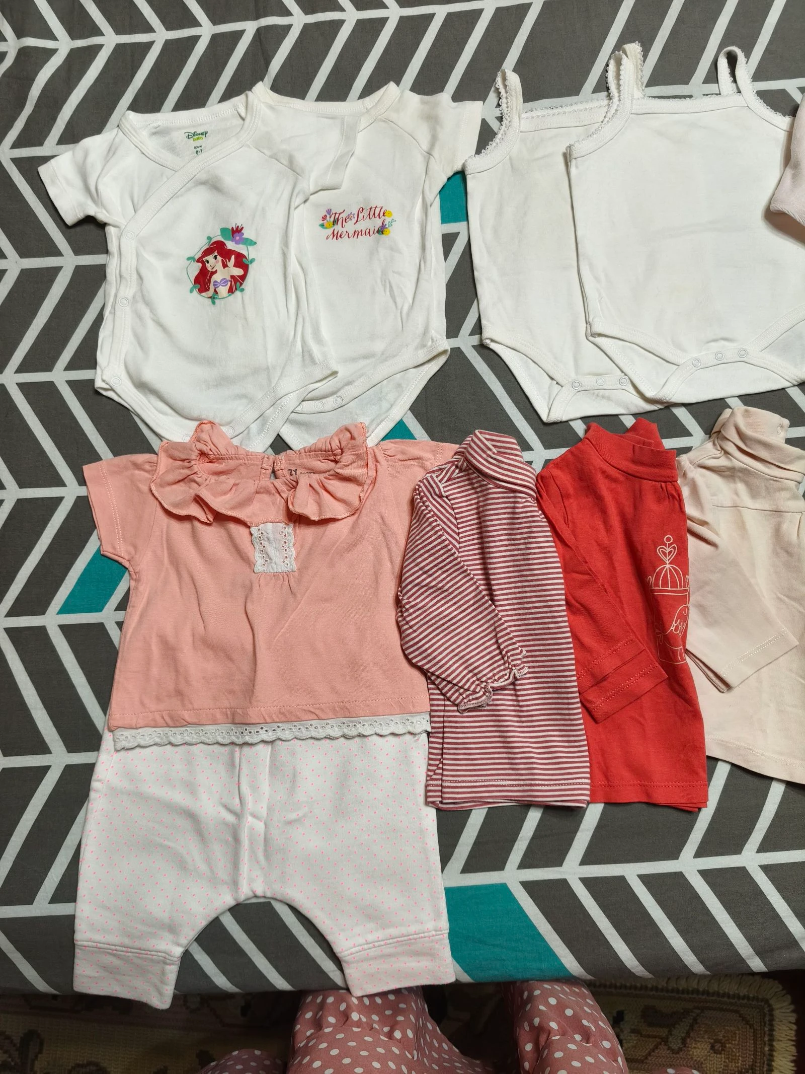 Lote 11 peças bebé menina 1-3 meses | Lot bébé fille – photo 3
